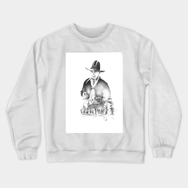 Hopalong Cassidy Crewneck Sweatshirt by GunnerStudios